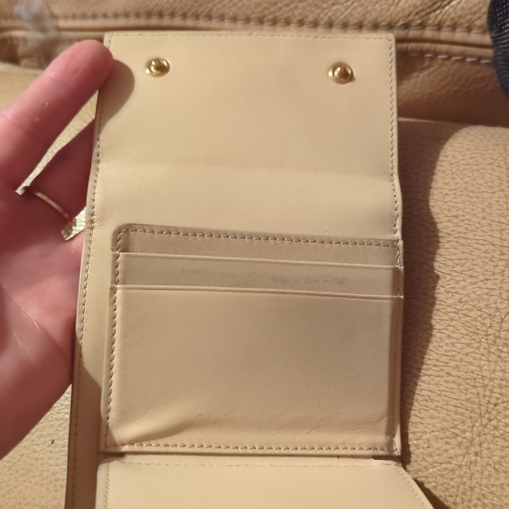 Celine Cream Leather Wallet - Picture 7 of 10